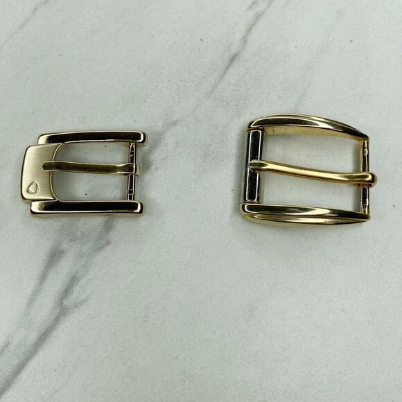 Liz Claiborne Vintage Belt Buckles 1996 2000 90's Y2K Lot of 2 - Picture 1 of 3